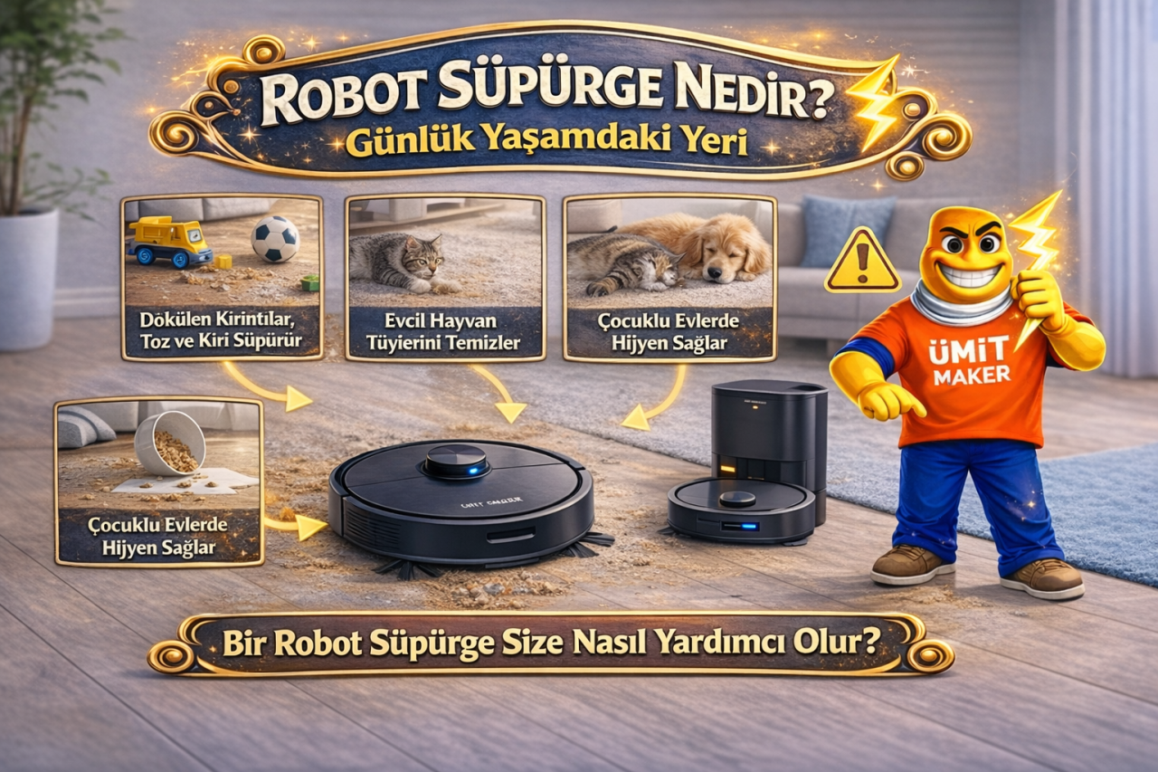 Robot Süpürge Nedir ? Günlük Yaşamadaki Yeri Nedir ?