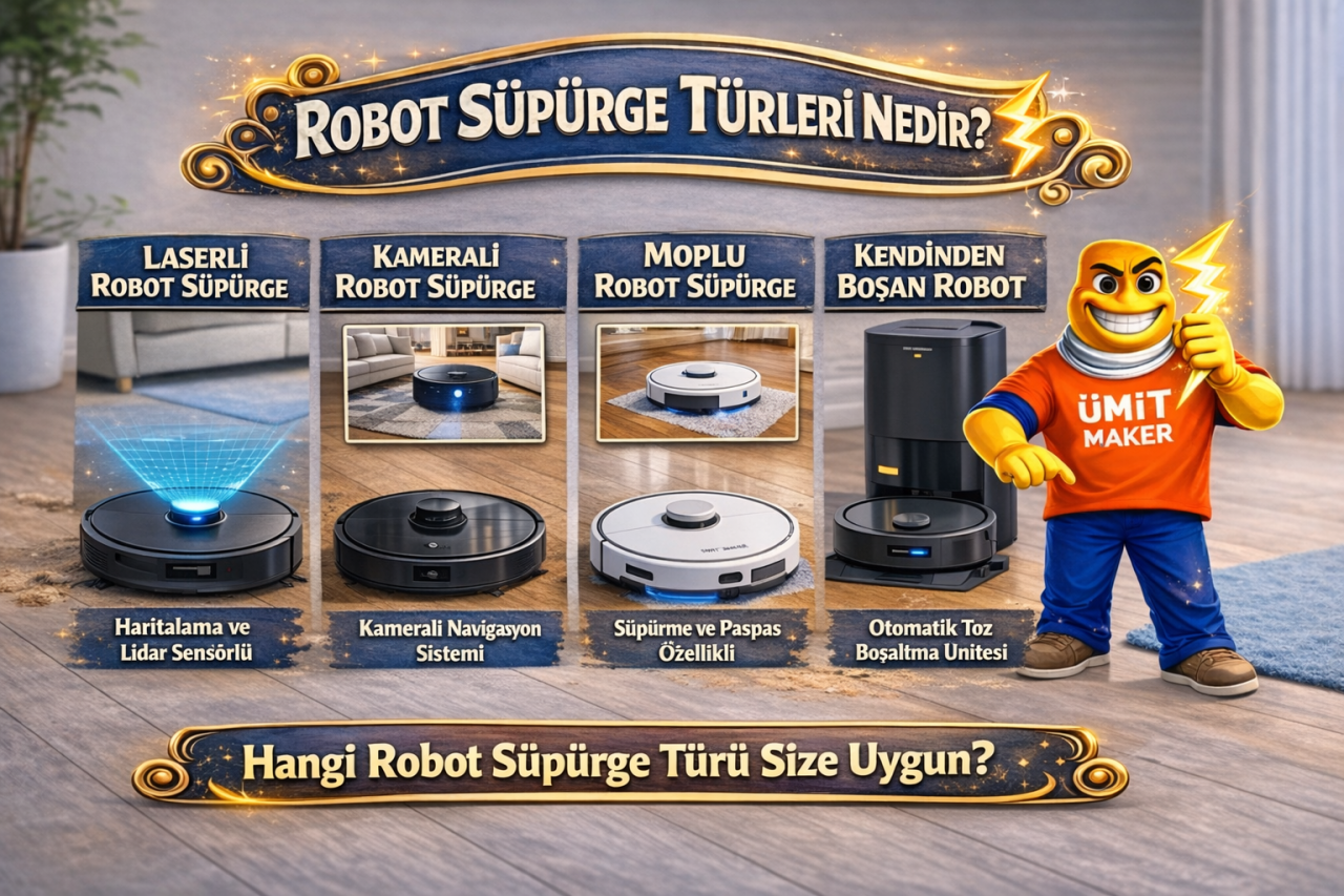 Robot Süpürge Türleri 