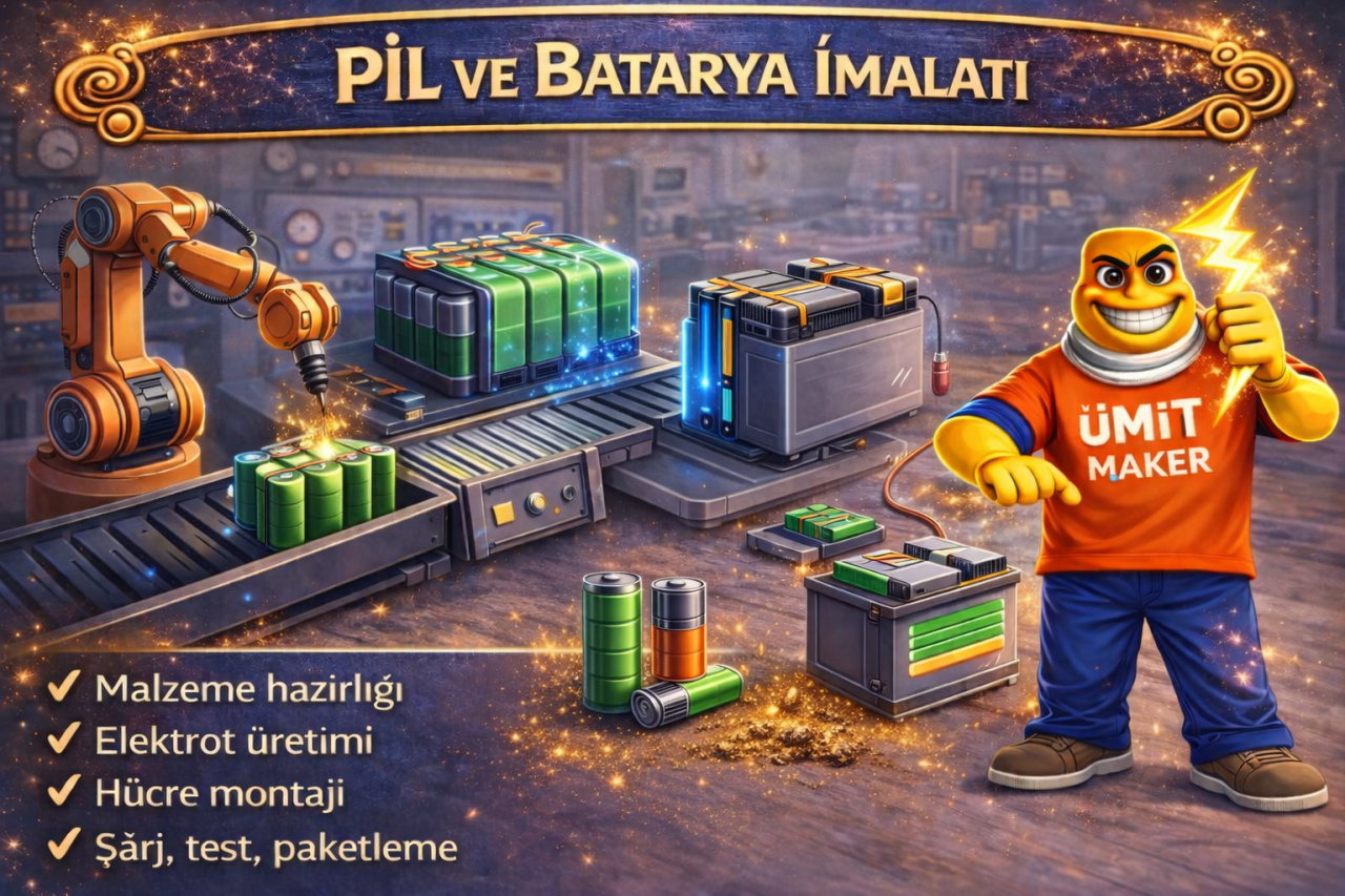 Pil ve Batarya İmalatı Nedir? Süreç Nasıl İşler?
