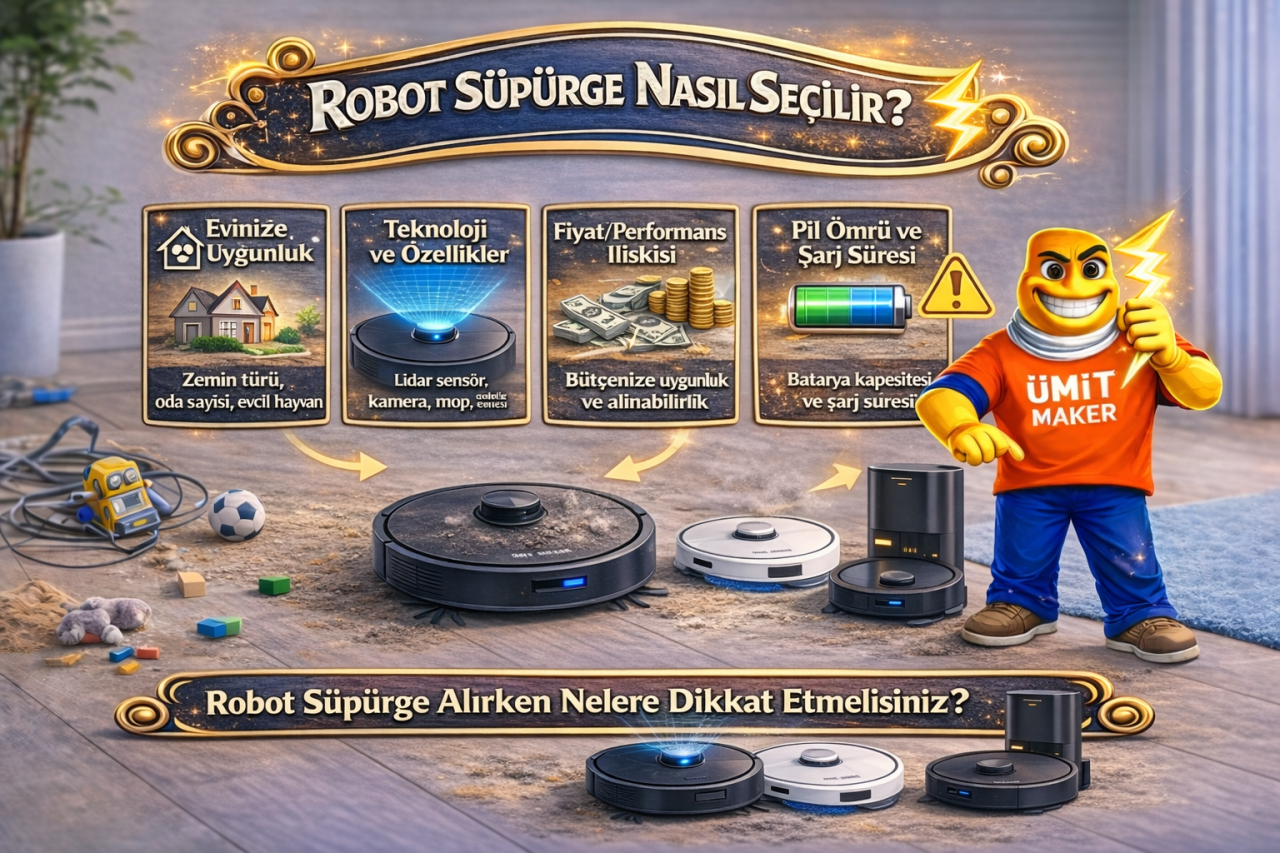 Robot Süpürge Nasıl Seçilir?