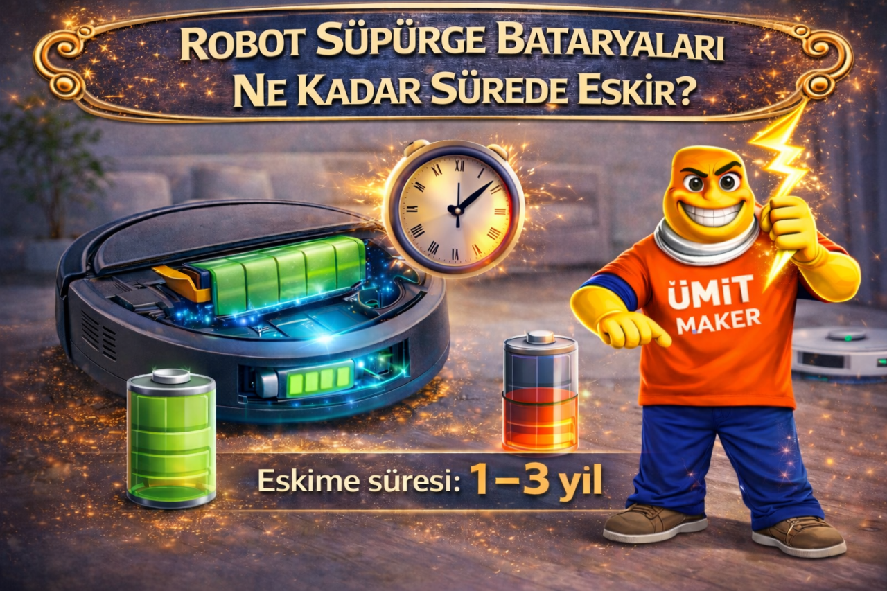 Robot Süpürge Bataryaları Ne Kadar Sürede Eskir?
