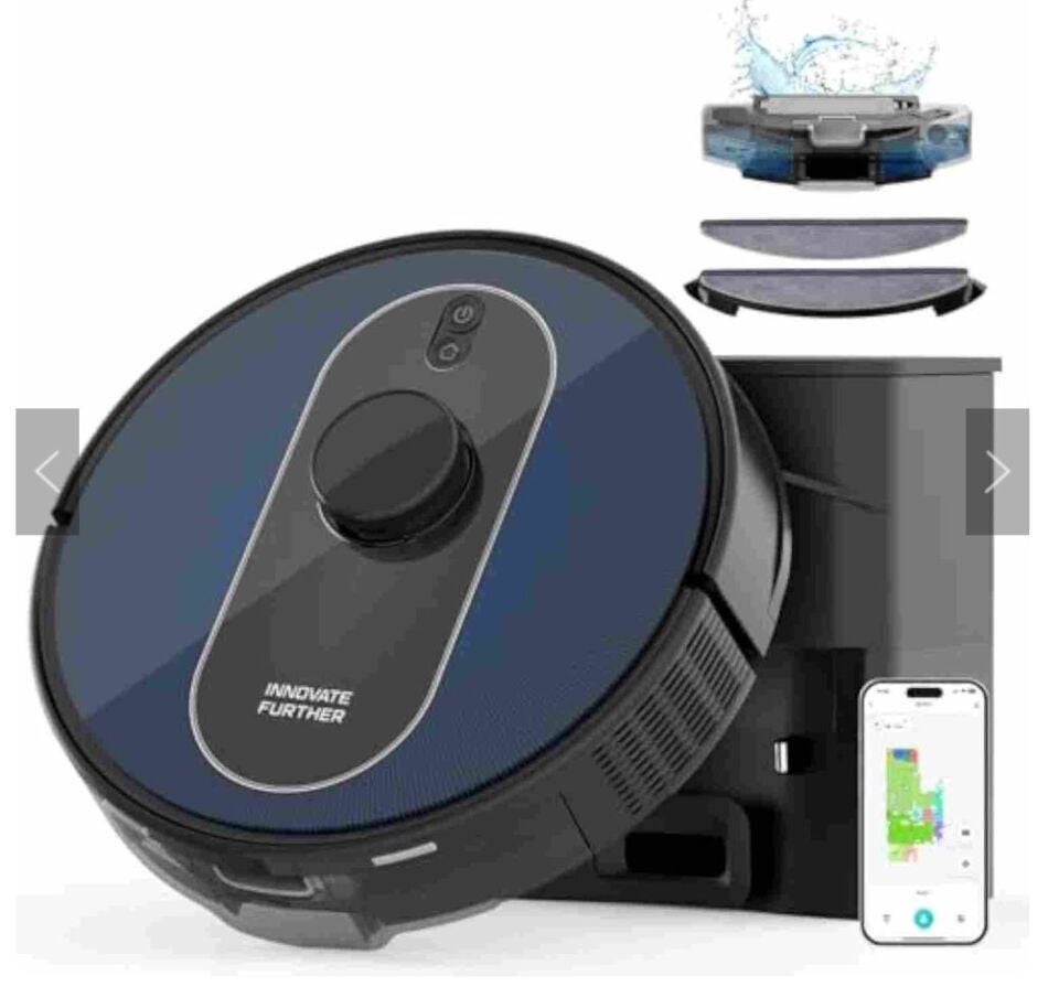 Bagotte S6 Pro Robot Süpürge 3200 mAh Batarya