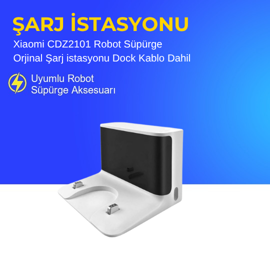 Xiaomi CDZ2101 Robot Süpürge Orjinal Şarj istasyonu Dock Kablo Dahil