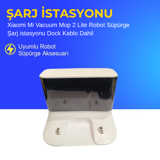 Xiaomi CDZ1902 Robot Süpürge Orjinal Şarj istasyonu Dock Kablo Dahil