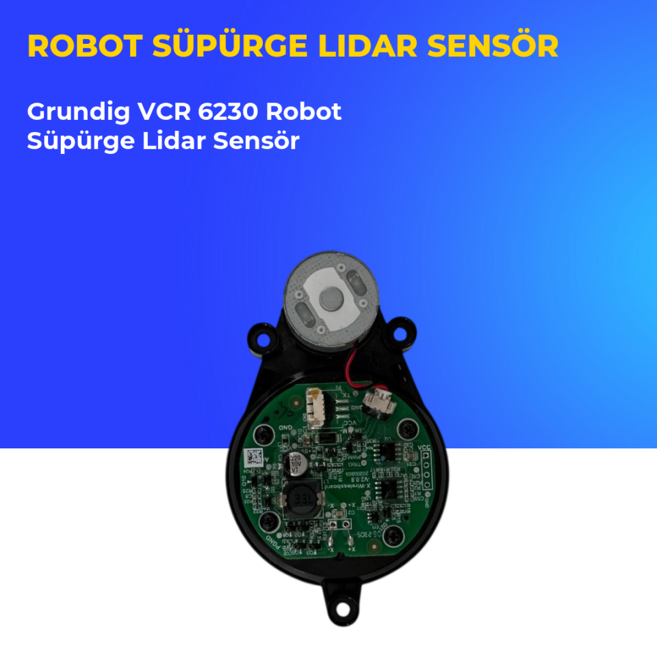 Grundig VCR 6230 Robot Süpürge Lidar Sensör