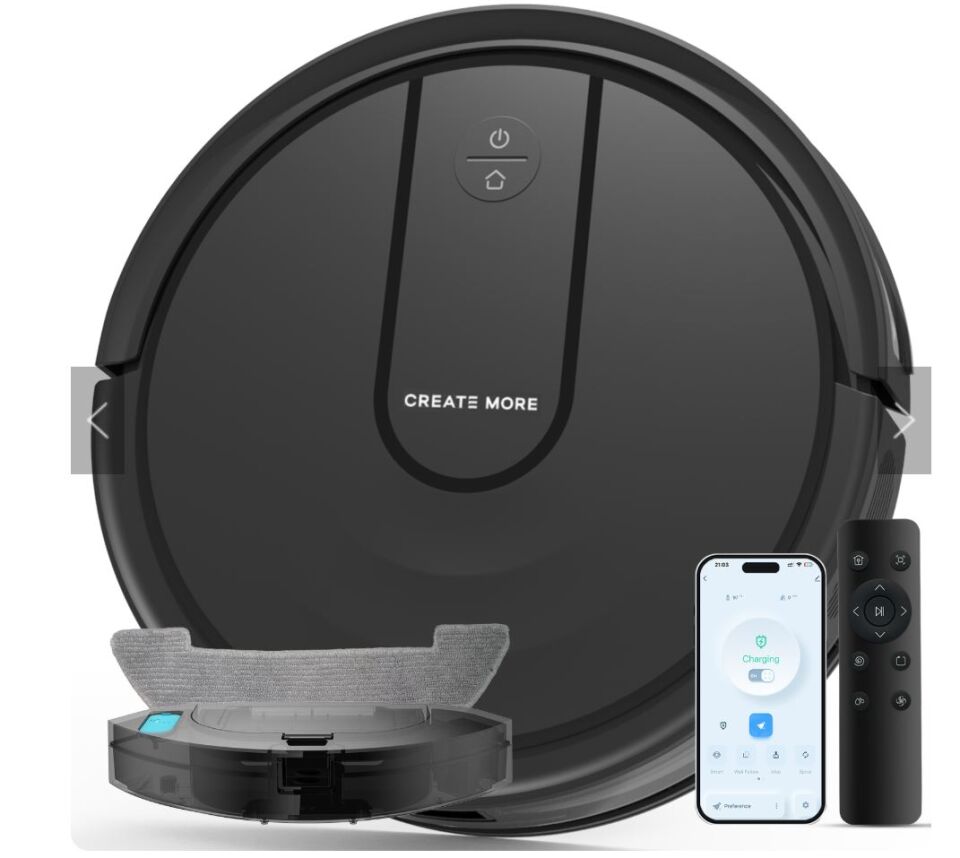 Bagotte M2 Robot Süpürge 3200 mAh Batarya