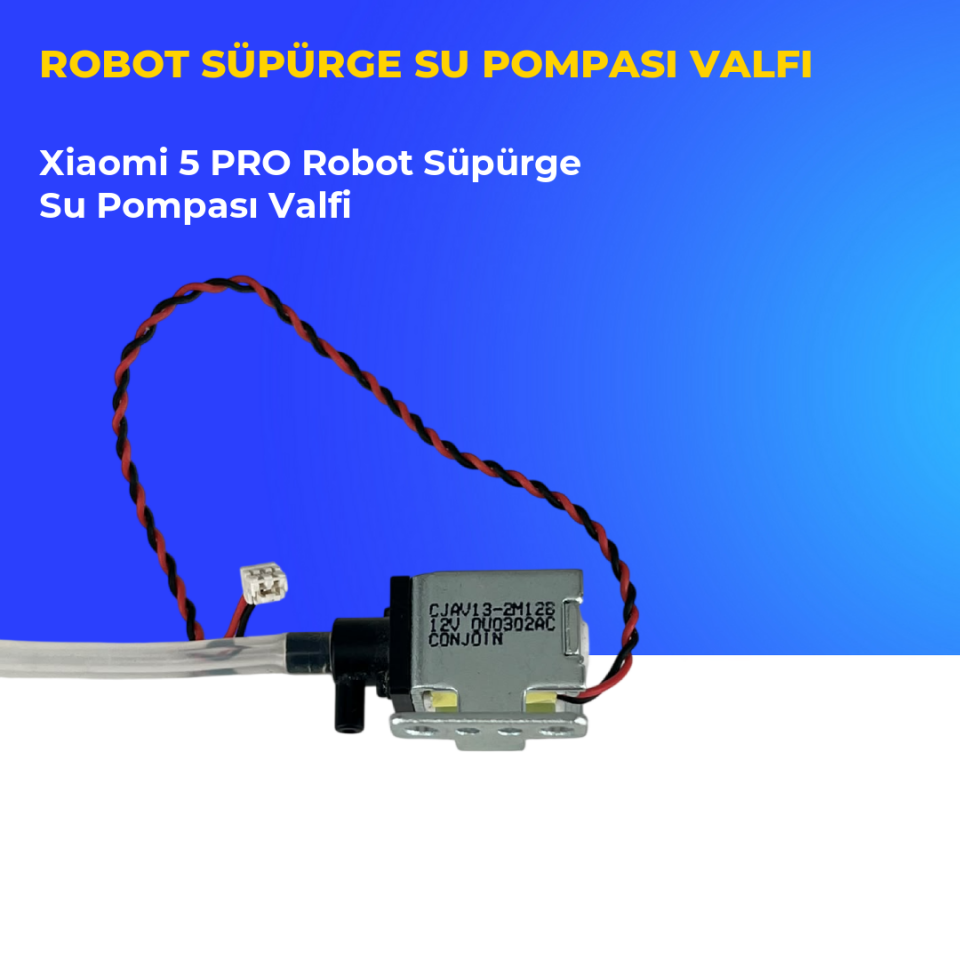 Xiaomi 5 PRO Robot Süpürge Su Pompası Valfi