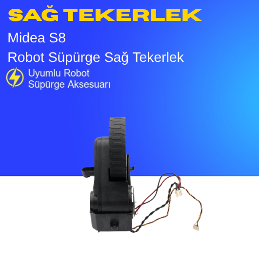 Midea S8 Robot Süpürge Sağ Tekerlek Motoru
