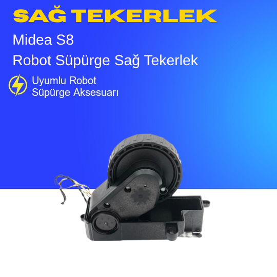 Midea S8 Robot Süpürge Sağ Tekerlek Motoru