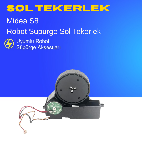Midea S8 Robot Süpürge Sol Tekerlek Motoru