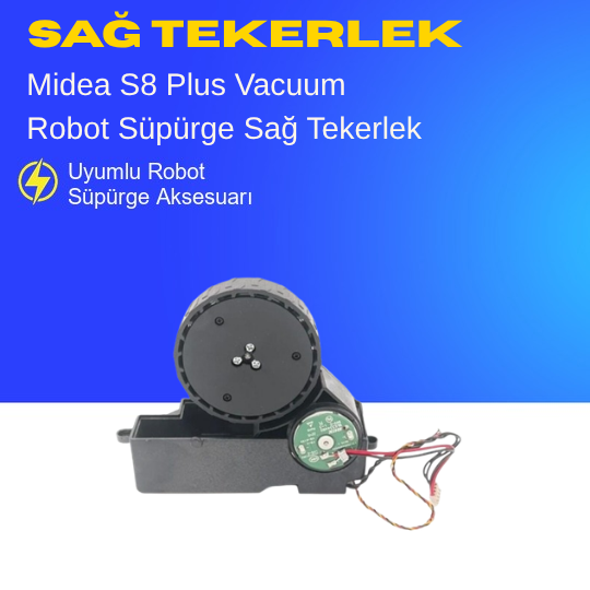 Midea S8 Plus Vacuum Cleaner Sağ Robot Süpürge Tekerlek Motoru