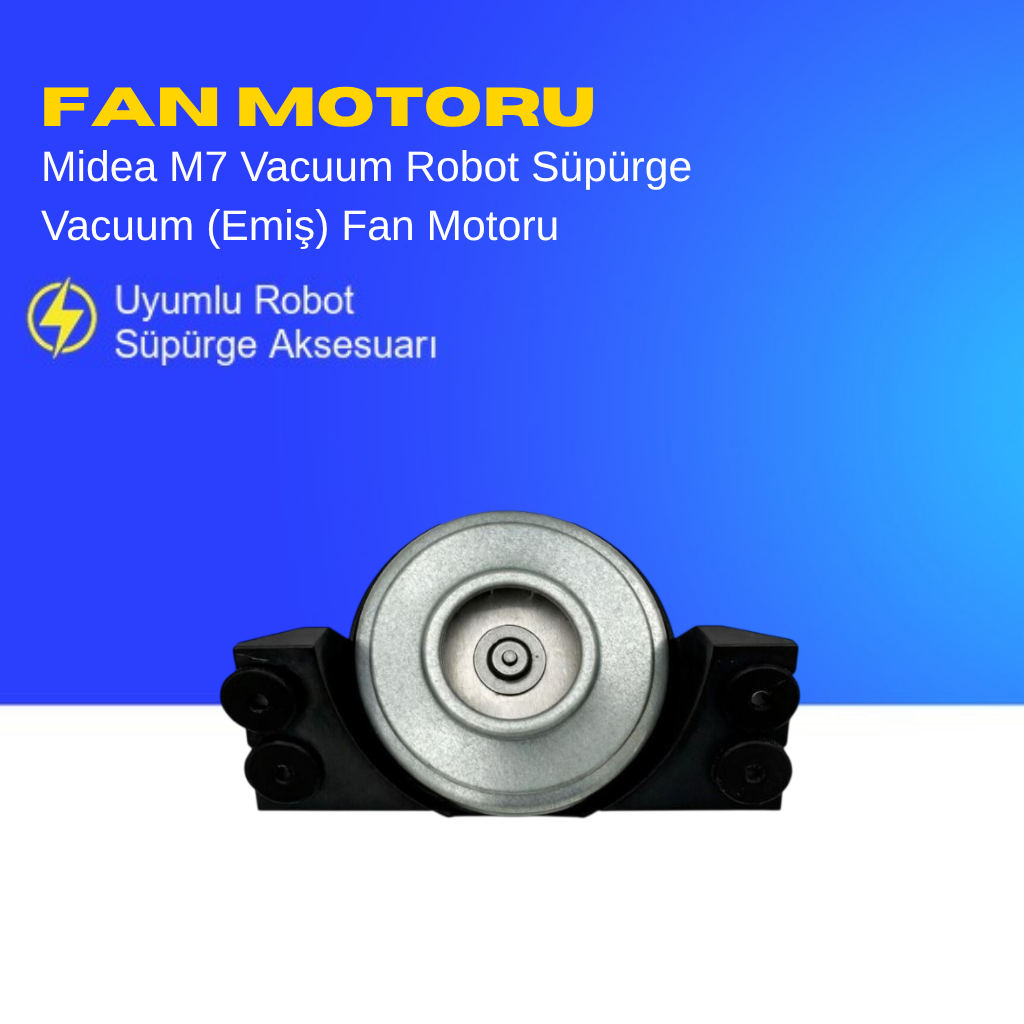 Midea M7 Vacuum Robot Süpürge Vacuum (Emiş) Fan Motoru – Yedek Parça