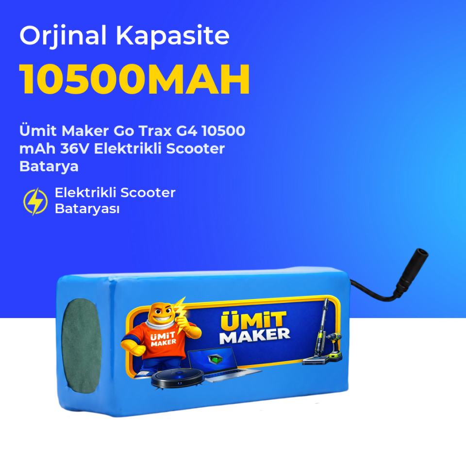 Go Trax G4 10500 mAh 36V Elektrikli Scooter Batarya