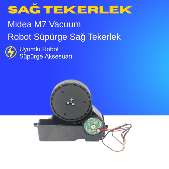 Midea M7 Vacuum Robot Süpürge Sağ Tekerlek Motoru