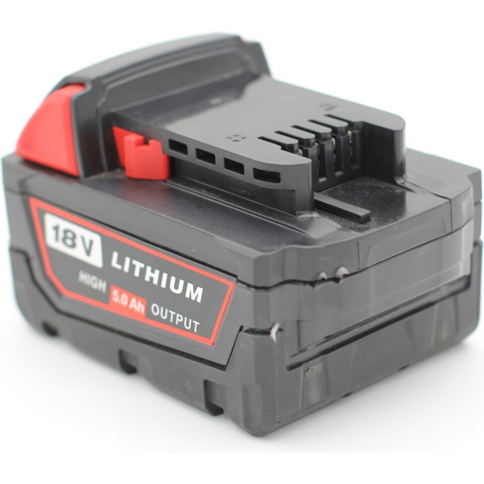 Milwaukee Matkap  5.0Ah 18V  Batarya – Orjinal Uyumlu Uzun Ömürlü, Yüksek Performans Pil