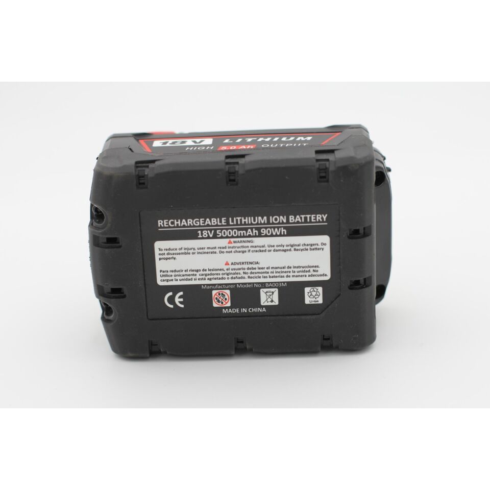 Milwaukee Matkap  5.0Ah 18V  Batarya – Orjinal Uyumlu Uzun Ömürlü, Yüksek Performans Pil