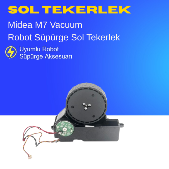 Midea M7 Vacuum Robot Süpürge Sol Tekerlek Motoru