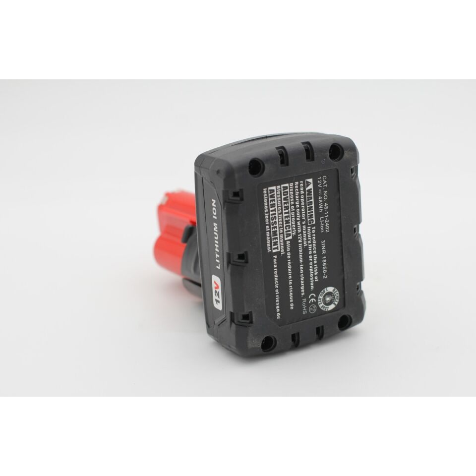 Milwaukee Matkap  5.0Ah 12V  Batarya – Orjinal Uyumlu Uzun Ömürlü, Yüksek Performans Pil