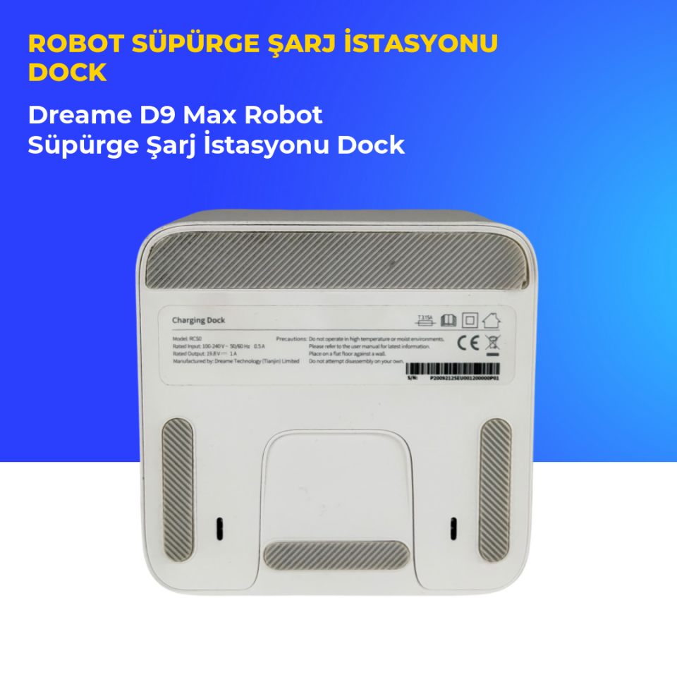 Dreame D9 Max Robot Süpürge Şarj İstasyonu Dock