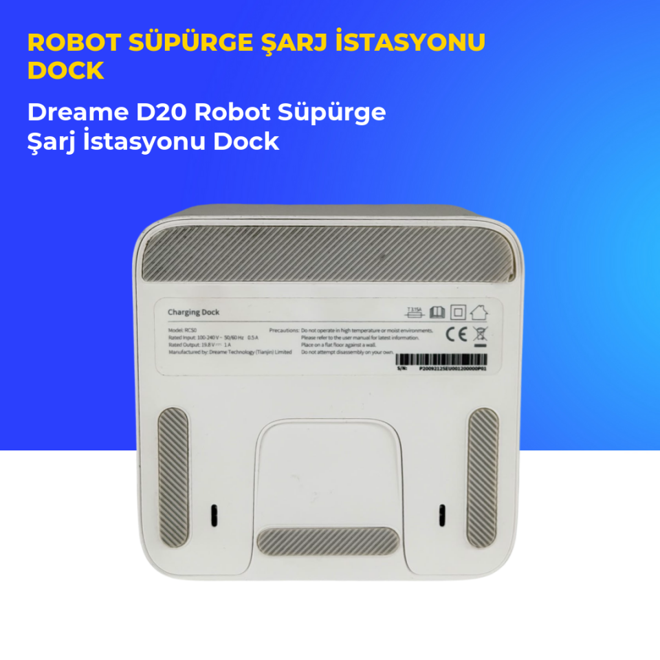 Dreame D20 Robot Süpürge Şarj İstasyonu Dock
