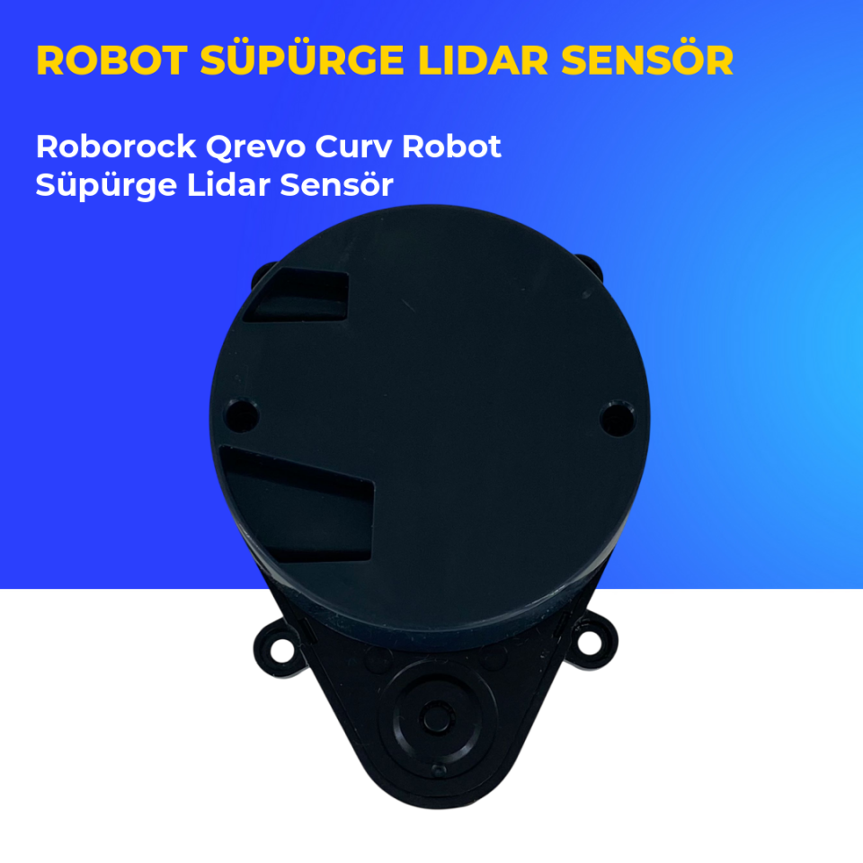Roborock Qrevo Curv Robot Süpürge Lidar Sensör