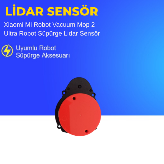 Xiaomi Mi Robot Vacuum Mop 2 Ultra Robot Süpürge Lidar Sensör