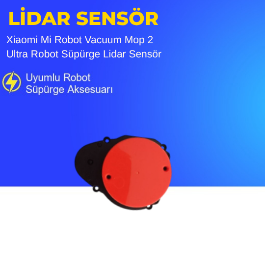 Xiaomi Mi Robot Vacuum Mop 2 Ultra Robot Süpürge Lidar Sensör