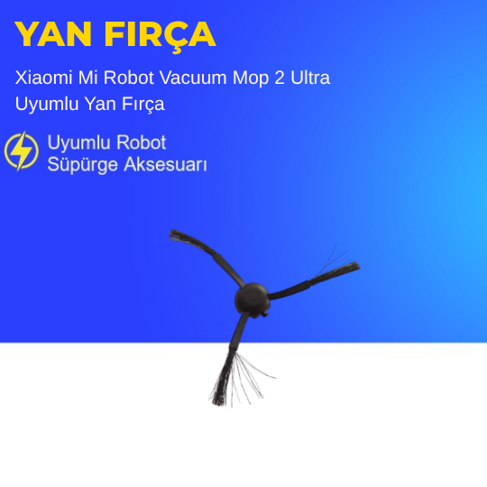 Xiaomi Mi Robot Vacuum Mop 2 Ultra Uyumlu Yan Fırça
