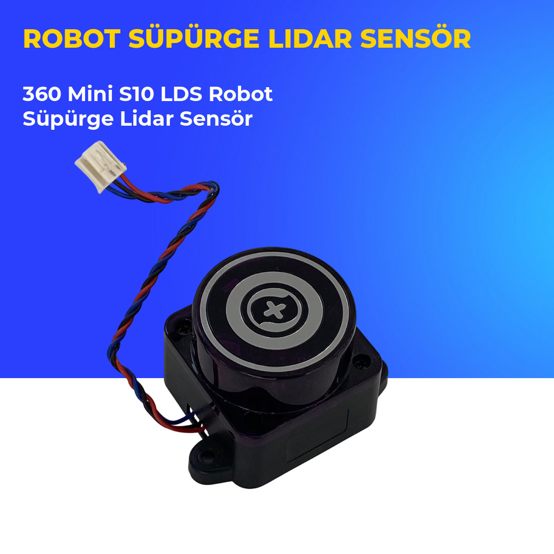 360 Mini S10 LDS Robot Süpürge Lidar Sensör