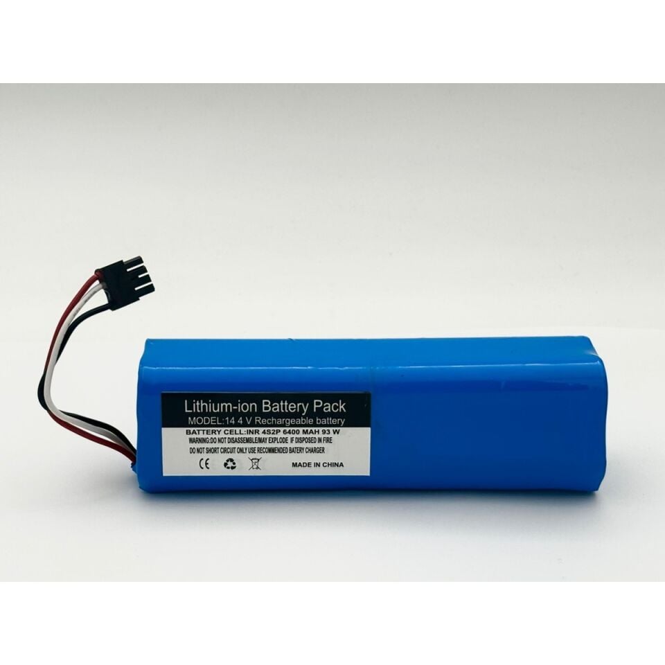 Xiaomi Robot Vacuum X20 Plus Robot Süpürge 6400 mAh 14.4 V  Batarya – Orjinal Uyumlu Uzun Ömürlü, Yüksek Performans Pil