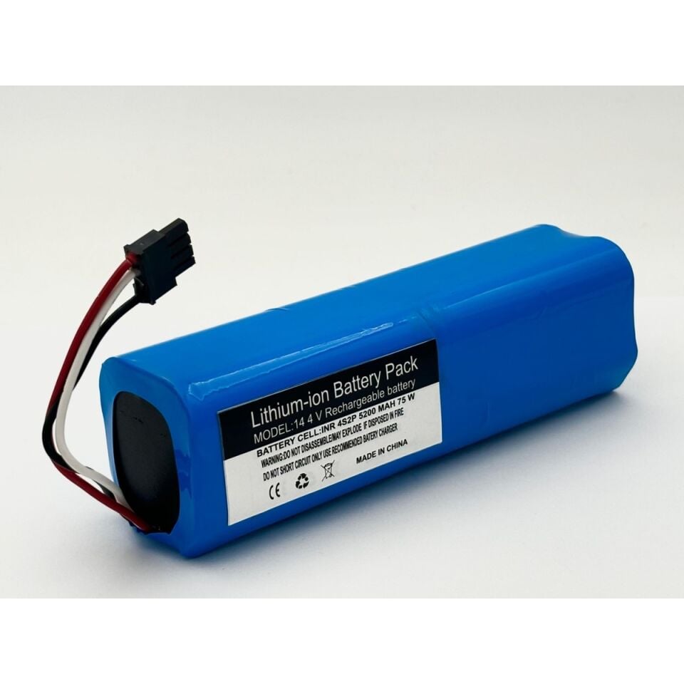 Xiaomi Robot Vacuum X20 Pro Robot Süpürge 5200 mAh 14.4 V  Batarya – Orjinal Uyumlu Uzun Ömürlü, Yüksek Performans Pil