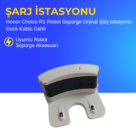 Honor Choice R1 Robot Süpürge Orjinal Şarj istasyonu Dock Kablo Dahil