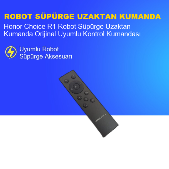 Honor Choice R1 Robot Süpürge Uzaktan Kumanda – Orijinal Uyumlu Kontrol Kumandası