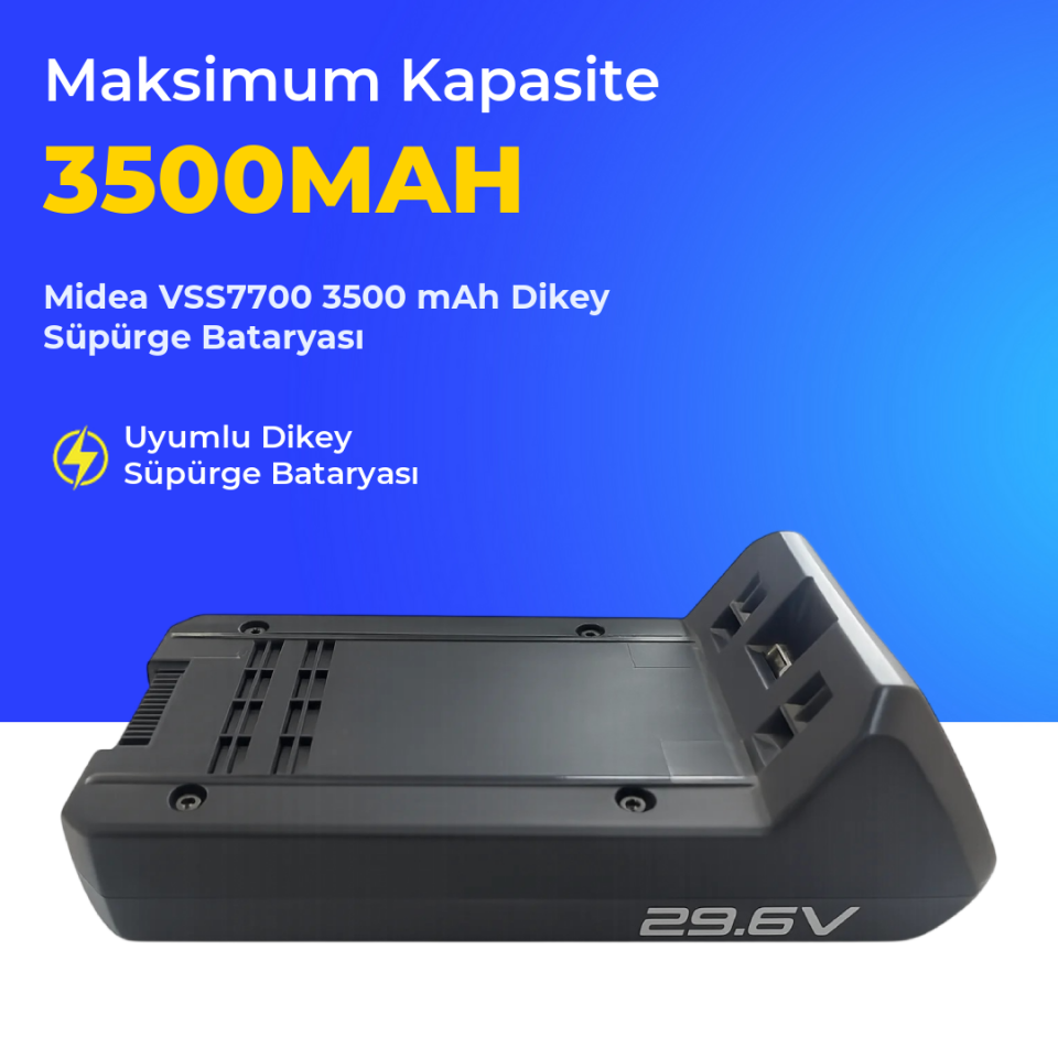 Midea VSS7700 3500 Mah Şarjlı Dikey Süpürge Bataryası