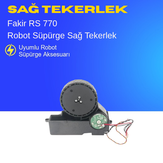 Fakir RS 770 Robot Süpürge Sağ Tekerlek Motoru
