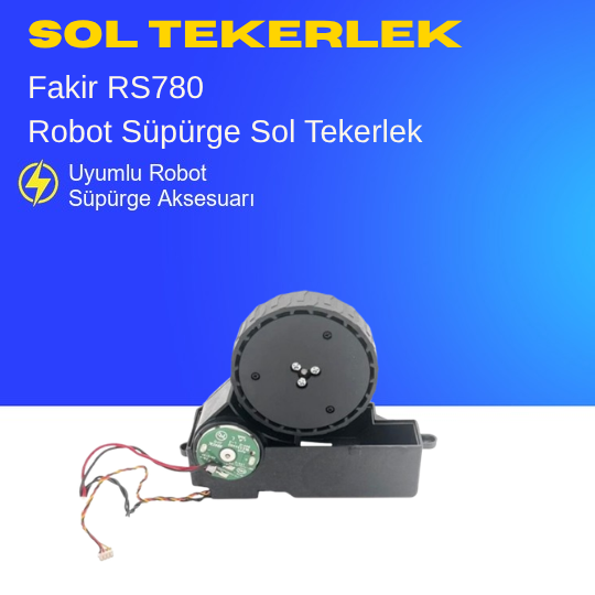 Fakir RS 780 Robot Süpürge Sol Tekerlek Motoru
