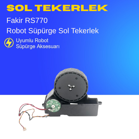 Fakir RS 770 Robot Süpürge Sol Tekerlek Motoru