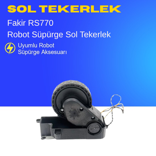 Fakir RS 770 Robot Süpürge Sol Tekerlek Motoru