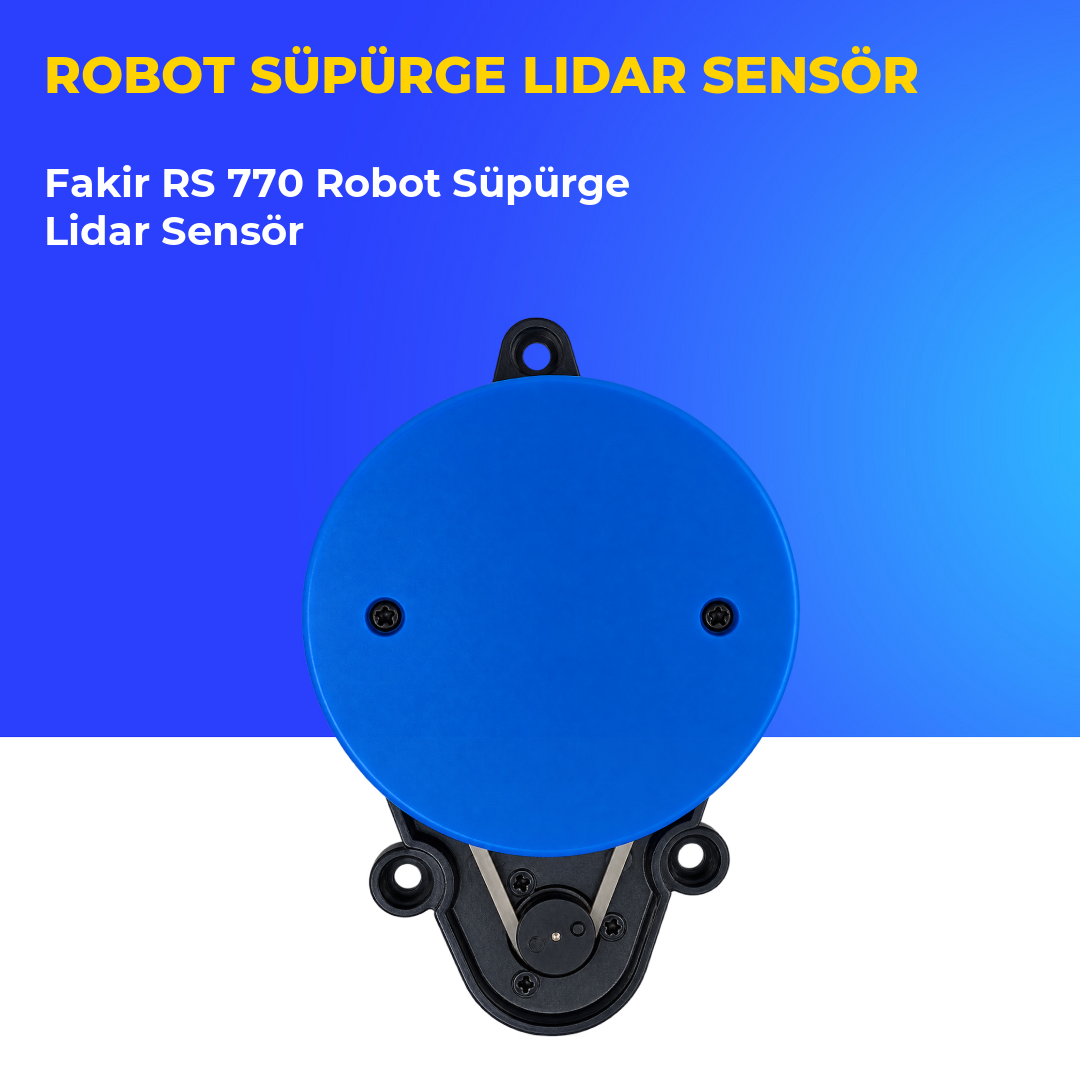 Fakir RS 770 Robot Süpürge Lidar Sensör