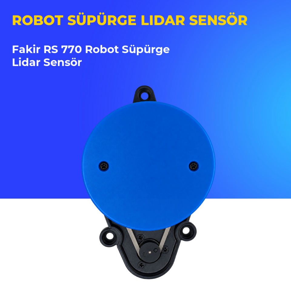 Fakir RS 770 Robot Süpürge Lidar Sensör