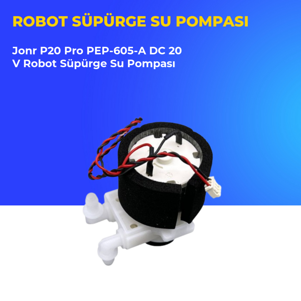 Jonr P20 Pro PEP-605-A DC 20 V Robot Süpürge Su Pompası