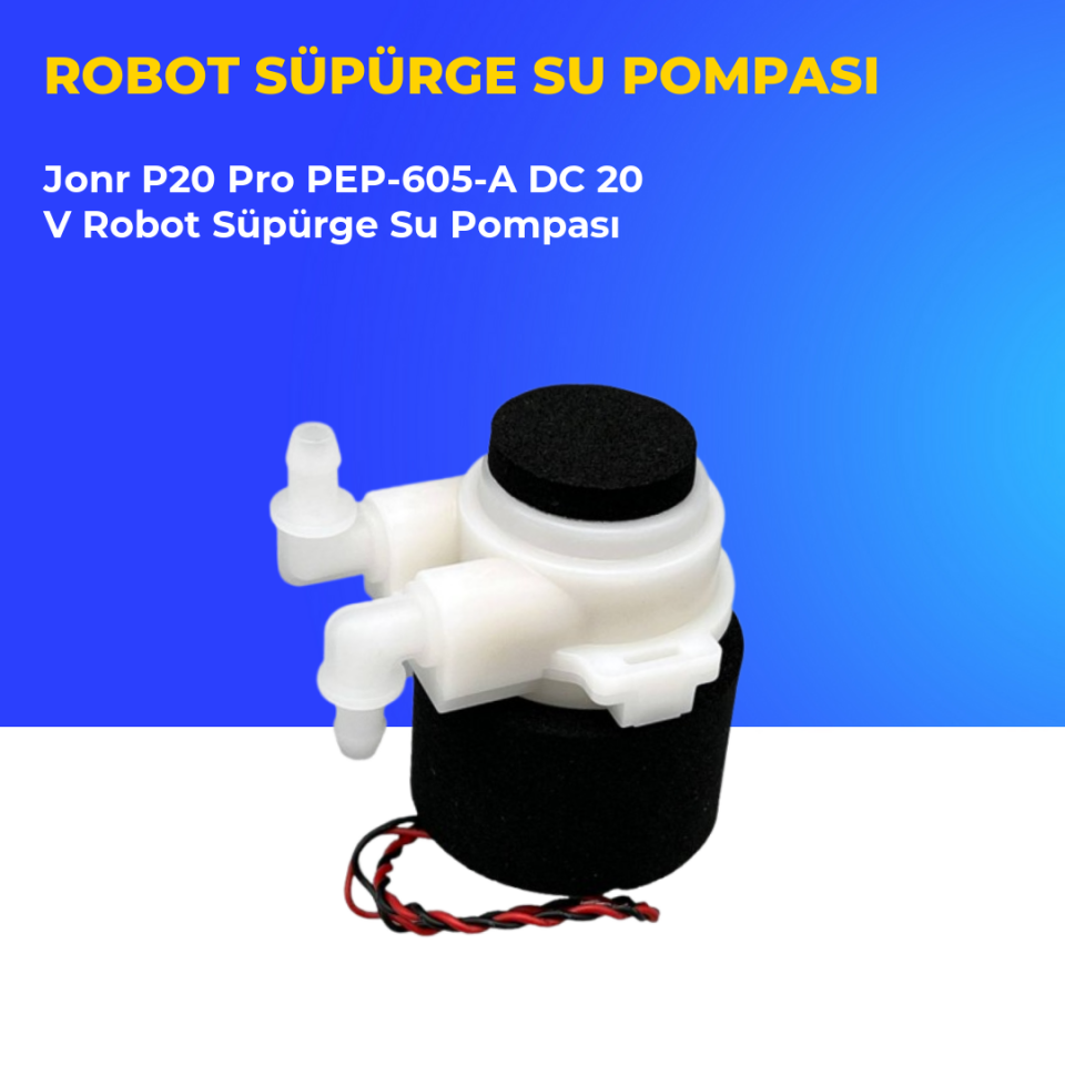 Jonr P20 Pro PEP-605-A DC 20 V Robot Süpürge Su Pompası