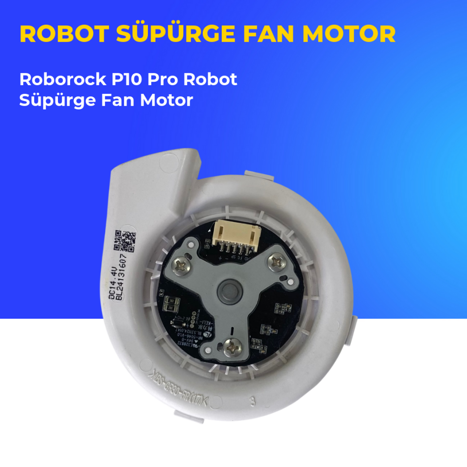 Roborock P10 Pro Robot Süpürge Fan Motor