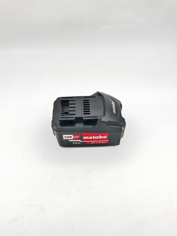 Metabo Matkap  5.2Ah 18V  Batarya – Orjinal Uyumlu Uzun Ömürlü, Yüksek Performans Pil