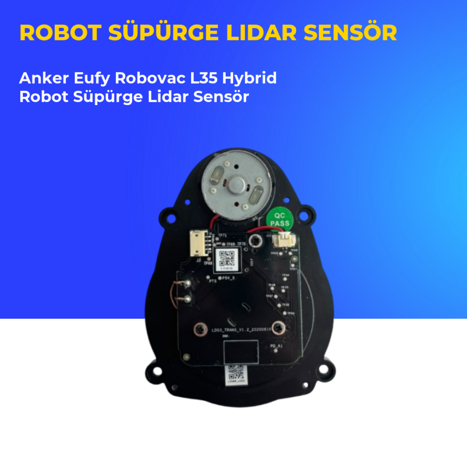 Anker Eufy Robovac L35 Hybrid Robot Süpürge Lidar Sensör