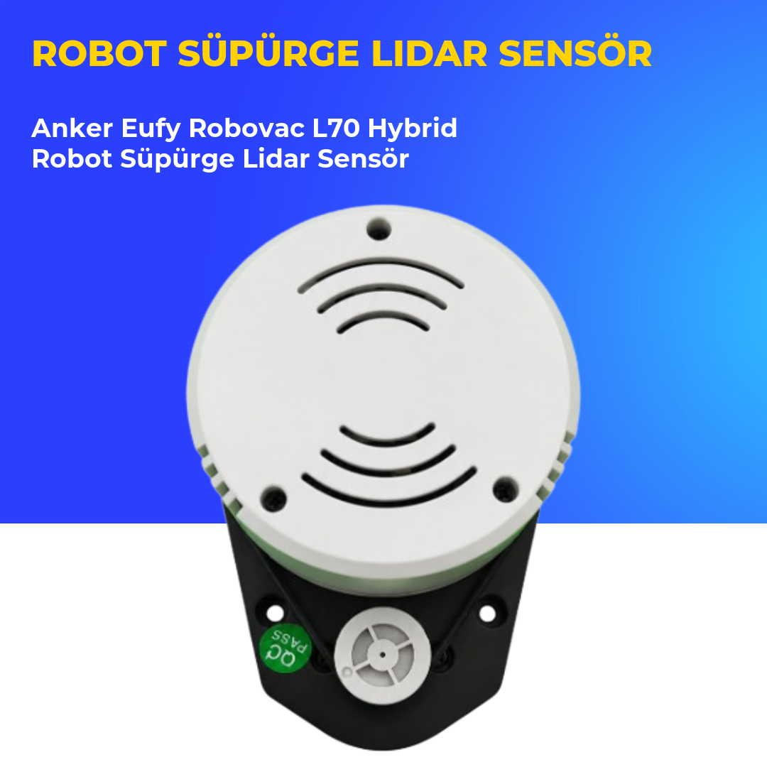 Anker Eufy Robovac L70 Hybrid Robot Süpürge Lidar Sensör