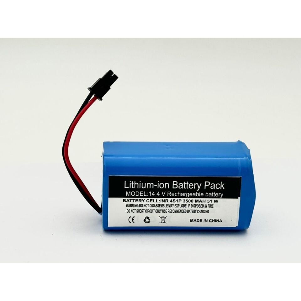 K Kyuer  Robot Süpürge 3500 mAh 14.4 V  Batarya – Orjinal Uyumlu Uzun Ömürlü, Yüksek Performans Pil