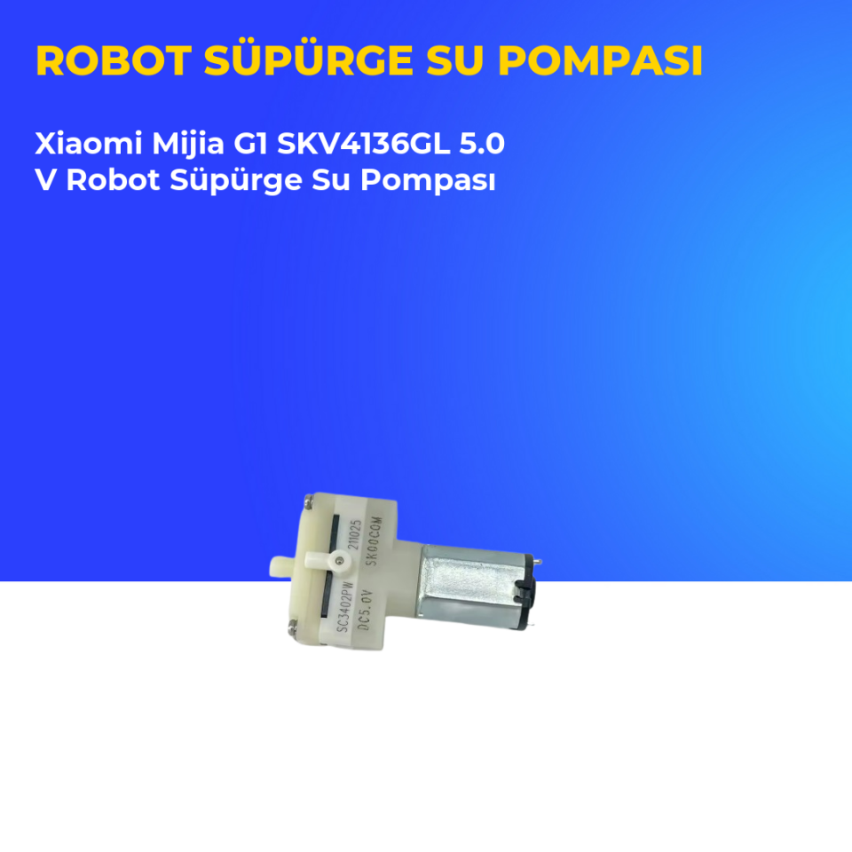 Xiaomi Mijia G1 SKV4136GL 5.0 V Robot Süpürge Su Pompası