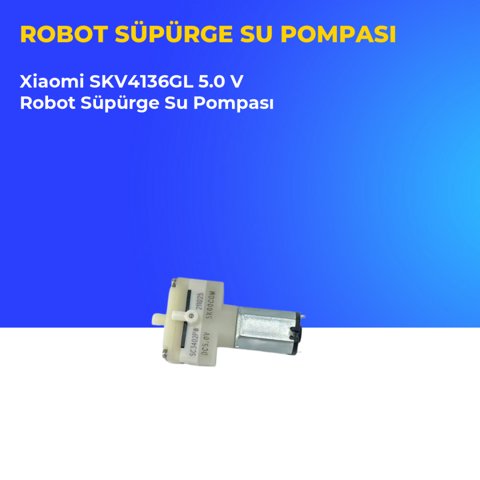 Xiaomi SKV4136GL 5.0 V Robot Süpürge Su Pompası