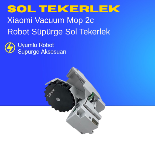 Xiaomi Vacuum Mop 2c Sol Tekerlek